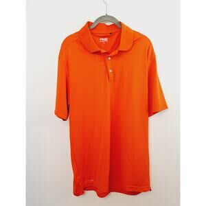 Ping Men's Orange Golf Polo Shirt Sensorcool Size Large Athletic Sports